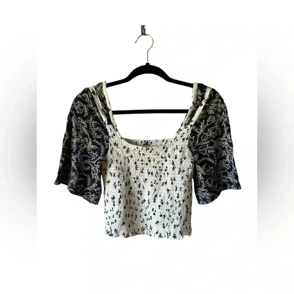 Free People Tops - Free People Marigold Mix Print Top S